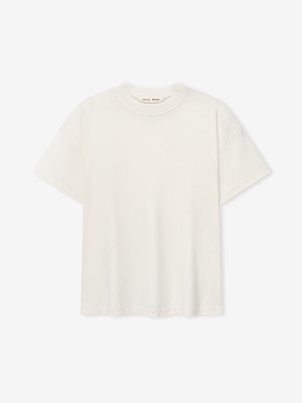 White t-shirt on a white background