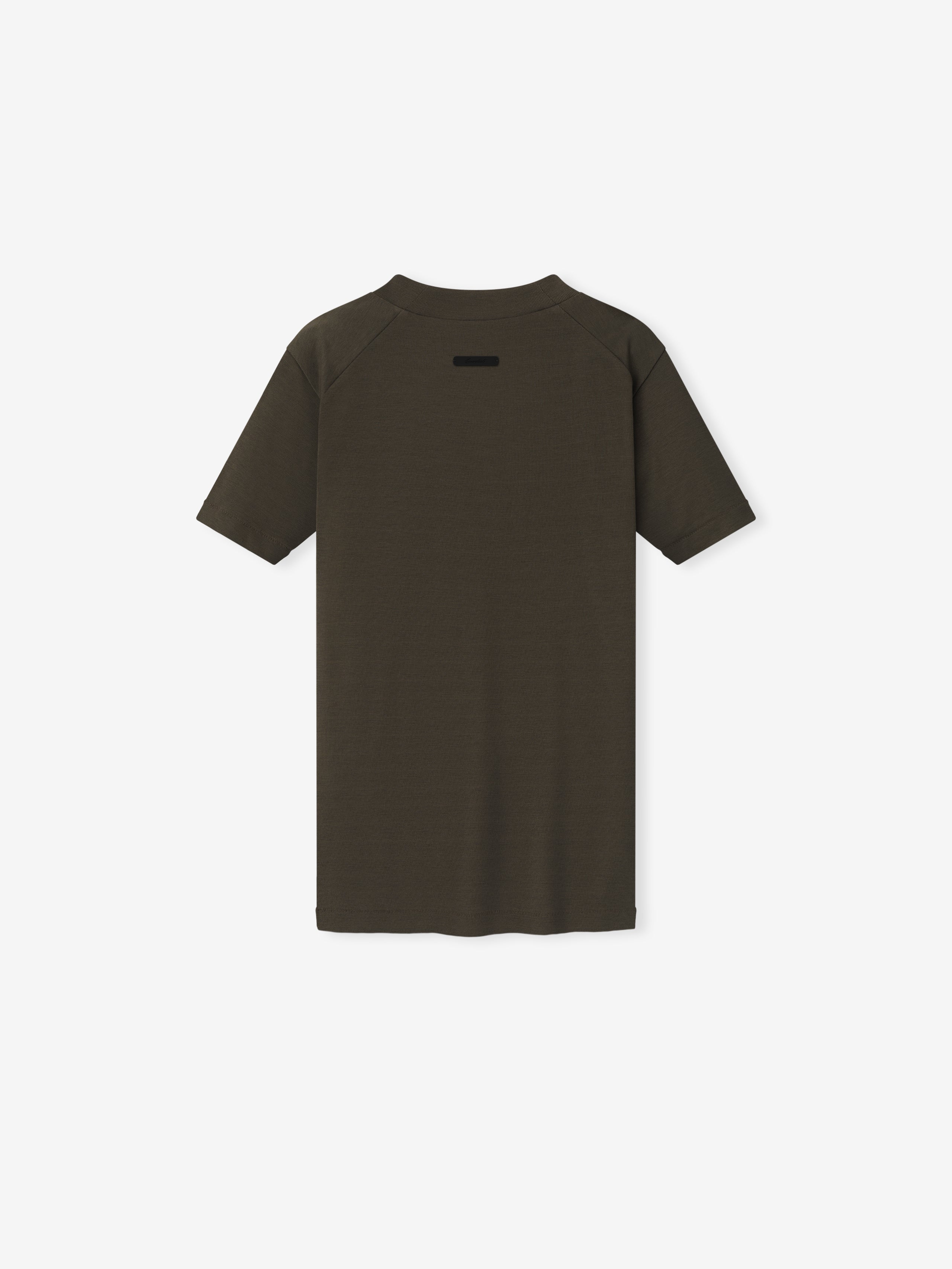 Brown t-shirt on a white background