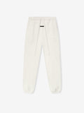 White jogger pants on a white background