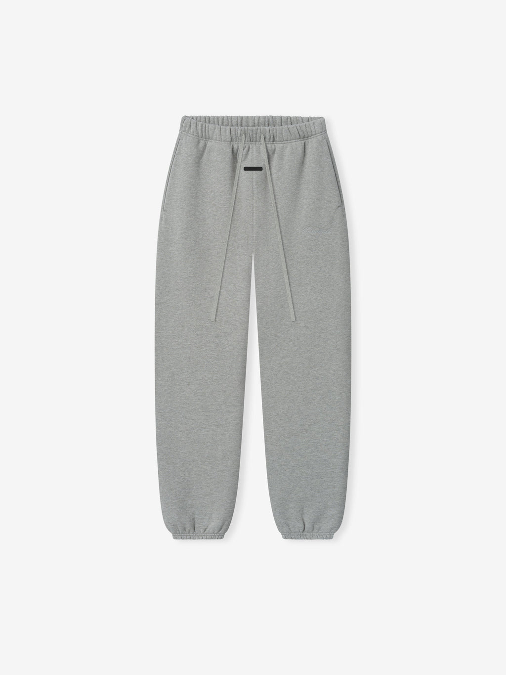 Gray sweatpants on a white background