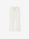 lightweight women's cotton jersey sweatpants in relaxed fit with flared leg and elastic waistband