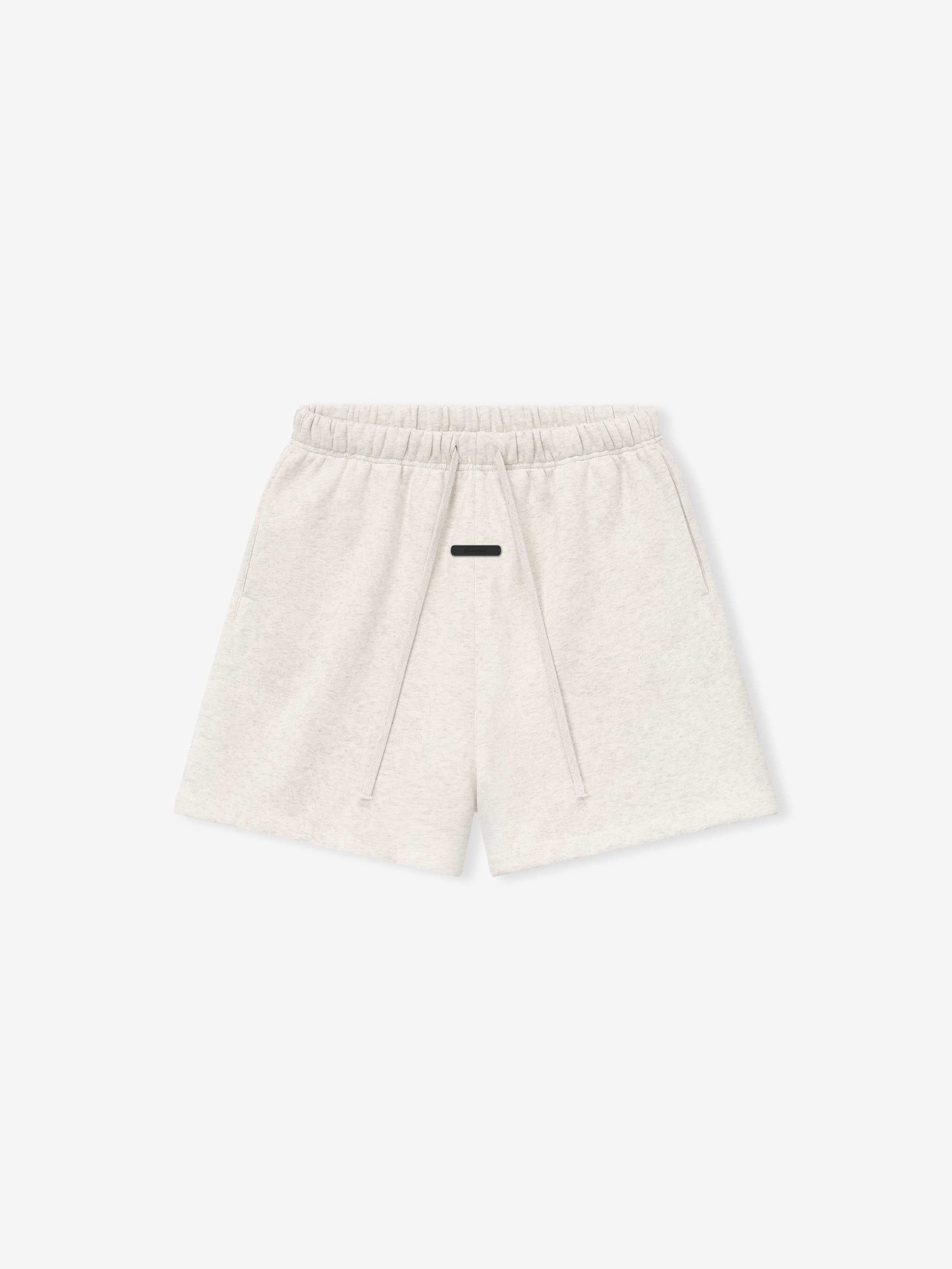 White shorts on a white background