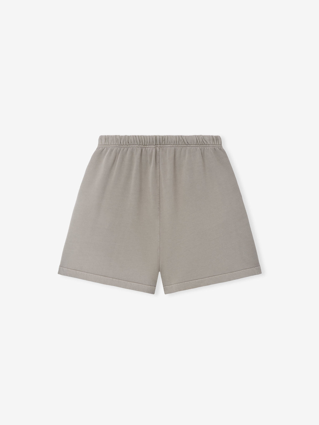 Grey shorts on a white background