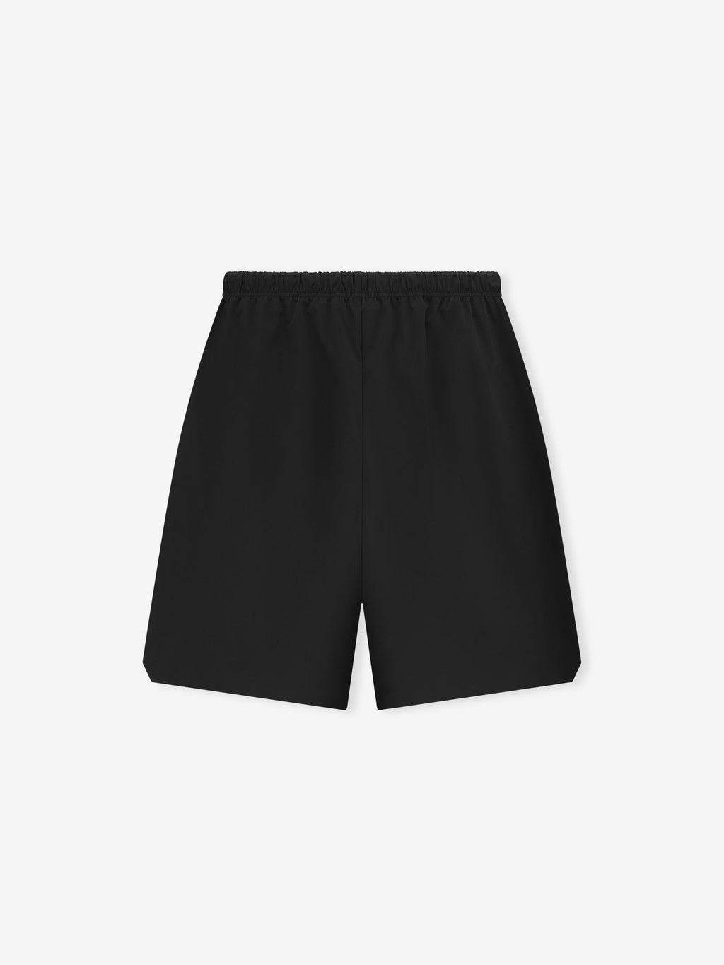 Black shorts on a white background