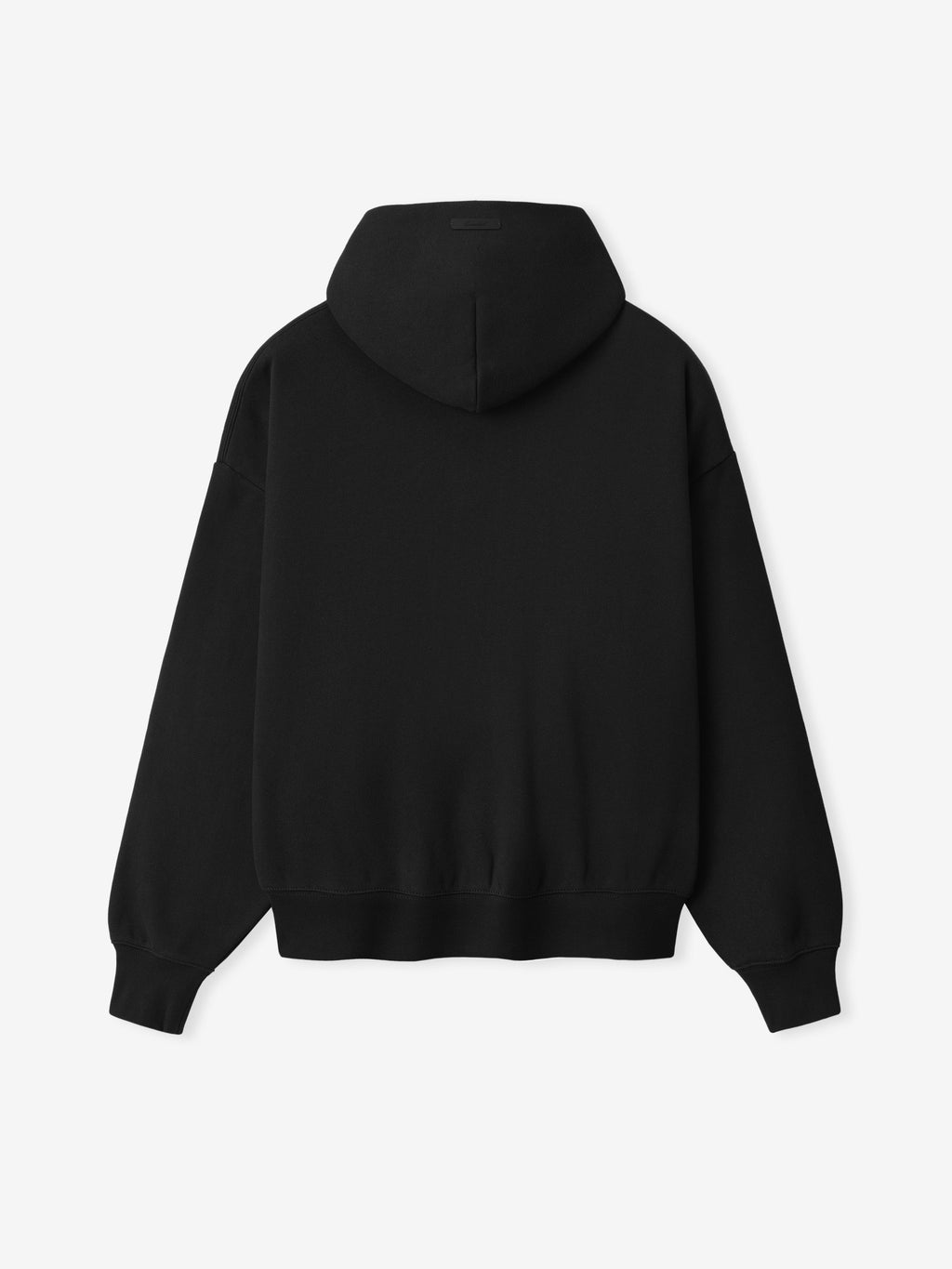 Black hoodie on a white background