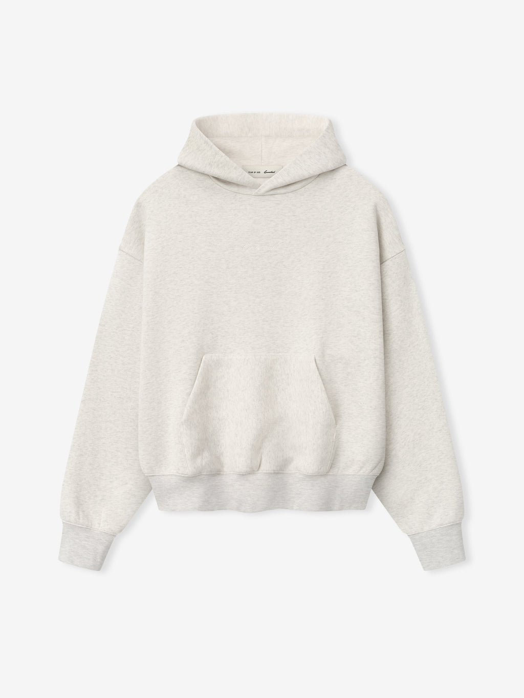 White hoodie on a white background