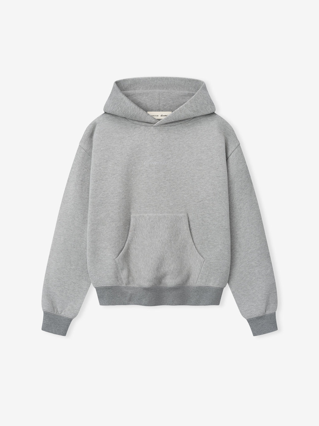 Gray hoodie on a white background