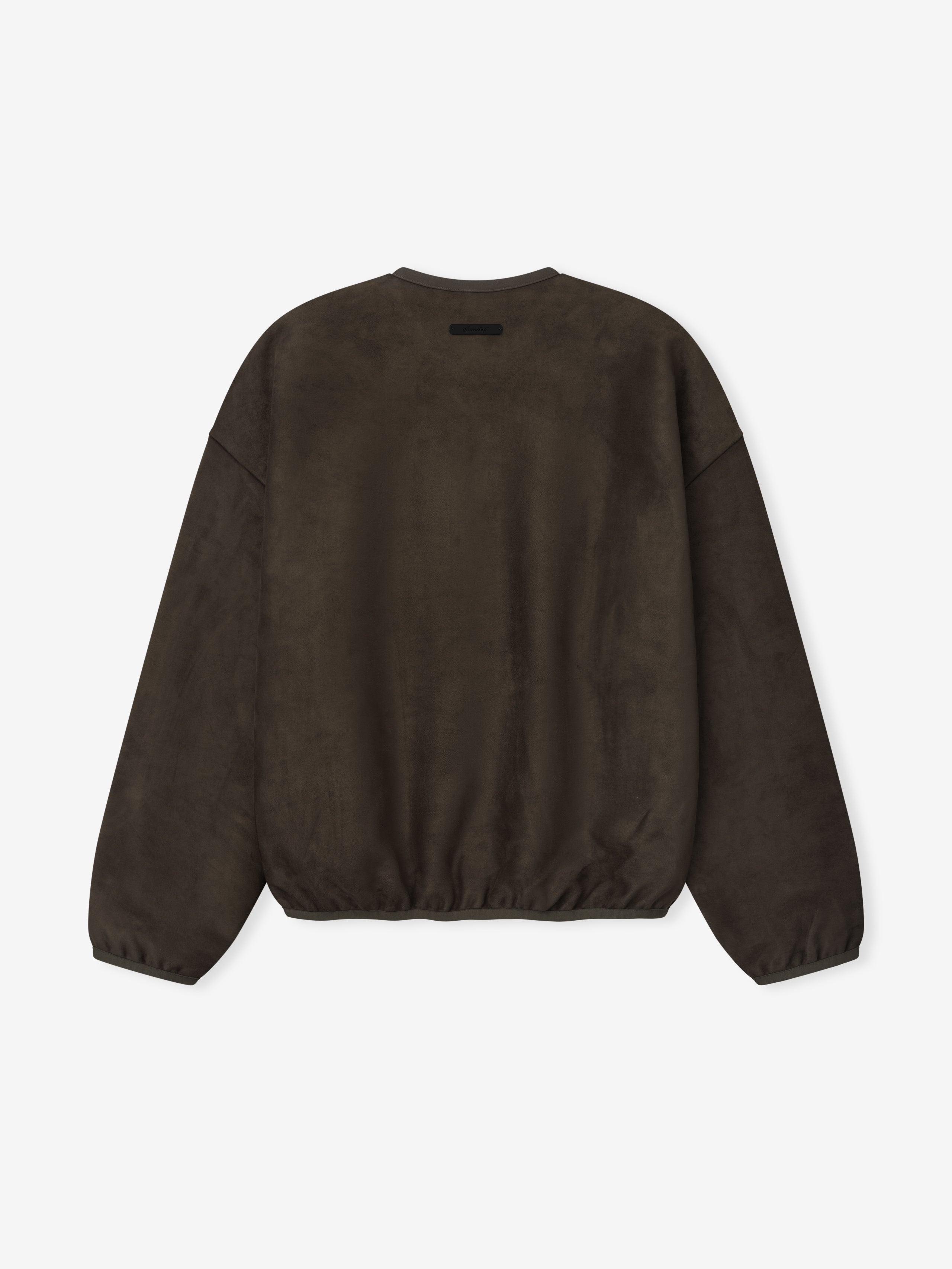 Brown sweatshirt on a white background