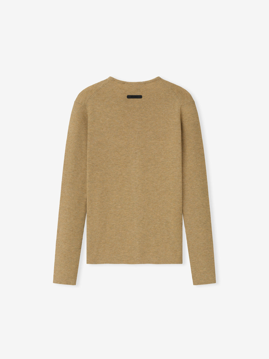 Beige sweater on a white background
