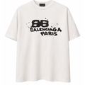 BALENCIAGA HAND DRAWN BB ICON TEE WHITE