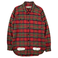 OFF WHITE SPRAY PAINT FLANNEL SHIRT RED