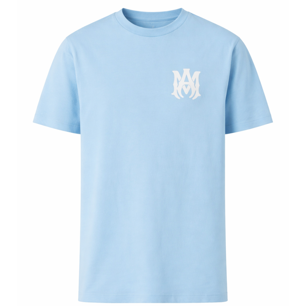 AMIRI MA LOGO TEE BLUE