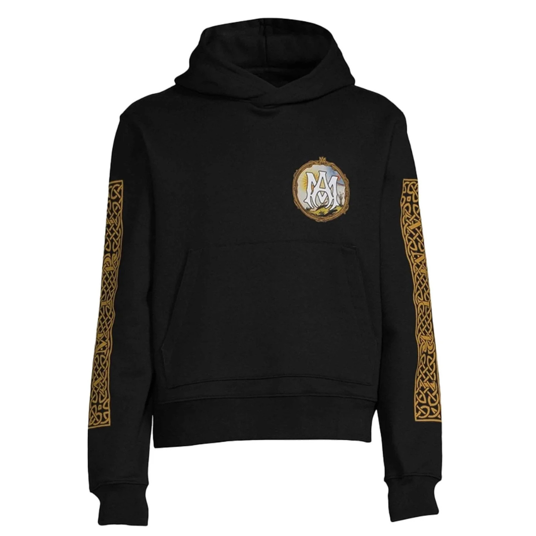 AMIRI Landscape Frame Hoodie Black