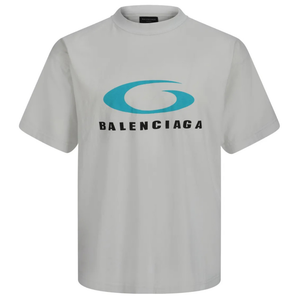 BALENCIAGA LOOP SPORTS ICON Tee LIGHT GREY