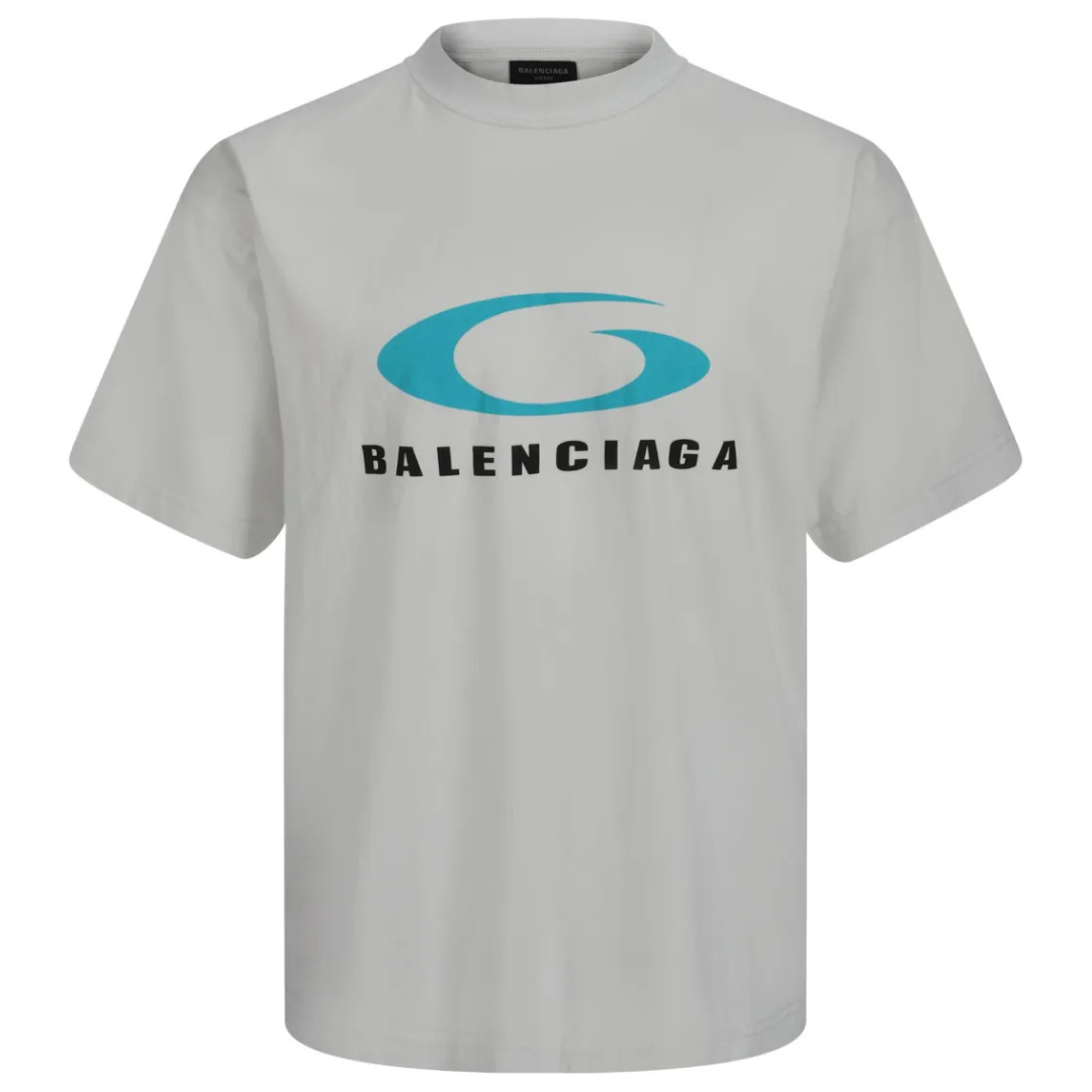 BALENCIAGA LOOP SPORTS ICON Tee LIGHT GREY