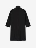 Black coat on a white background