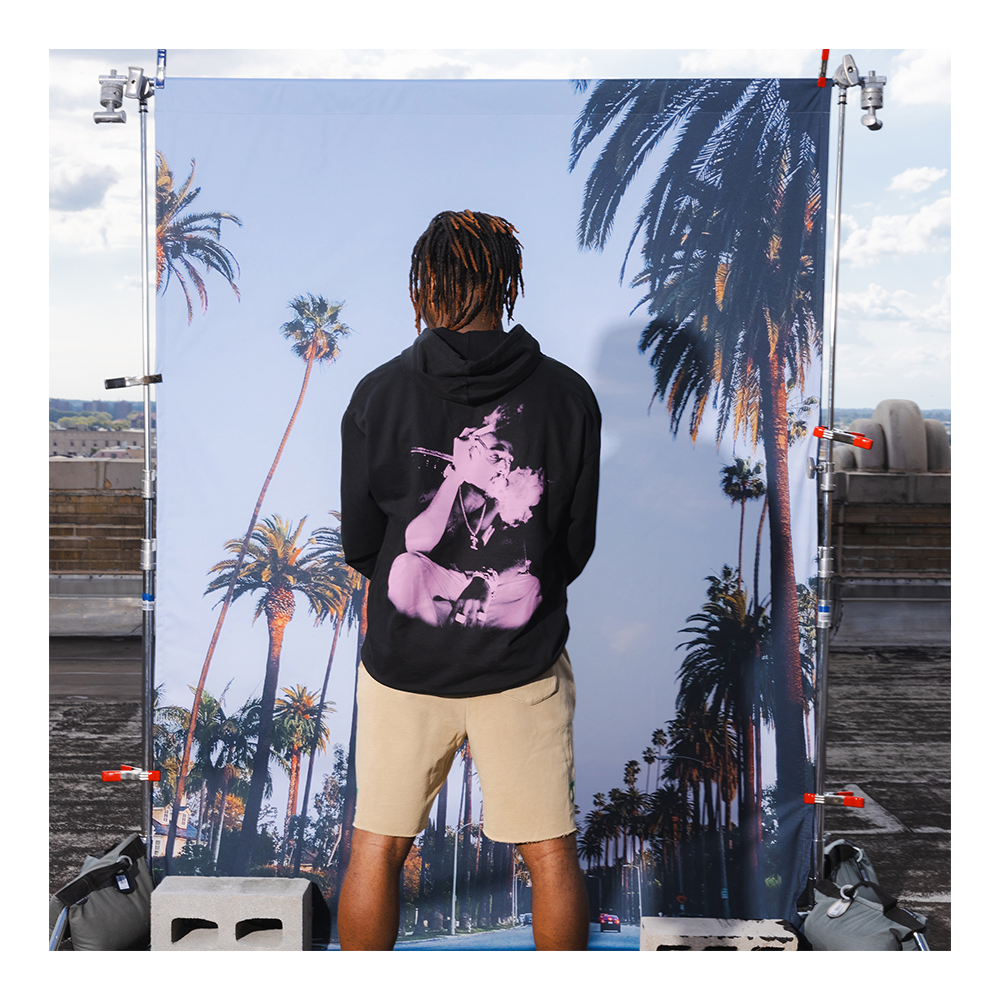 Thug Life Black Hoodie Model 3