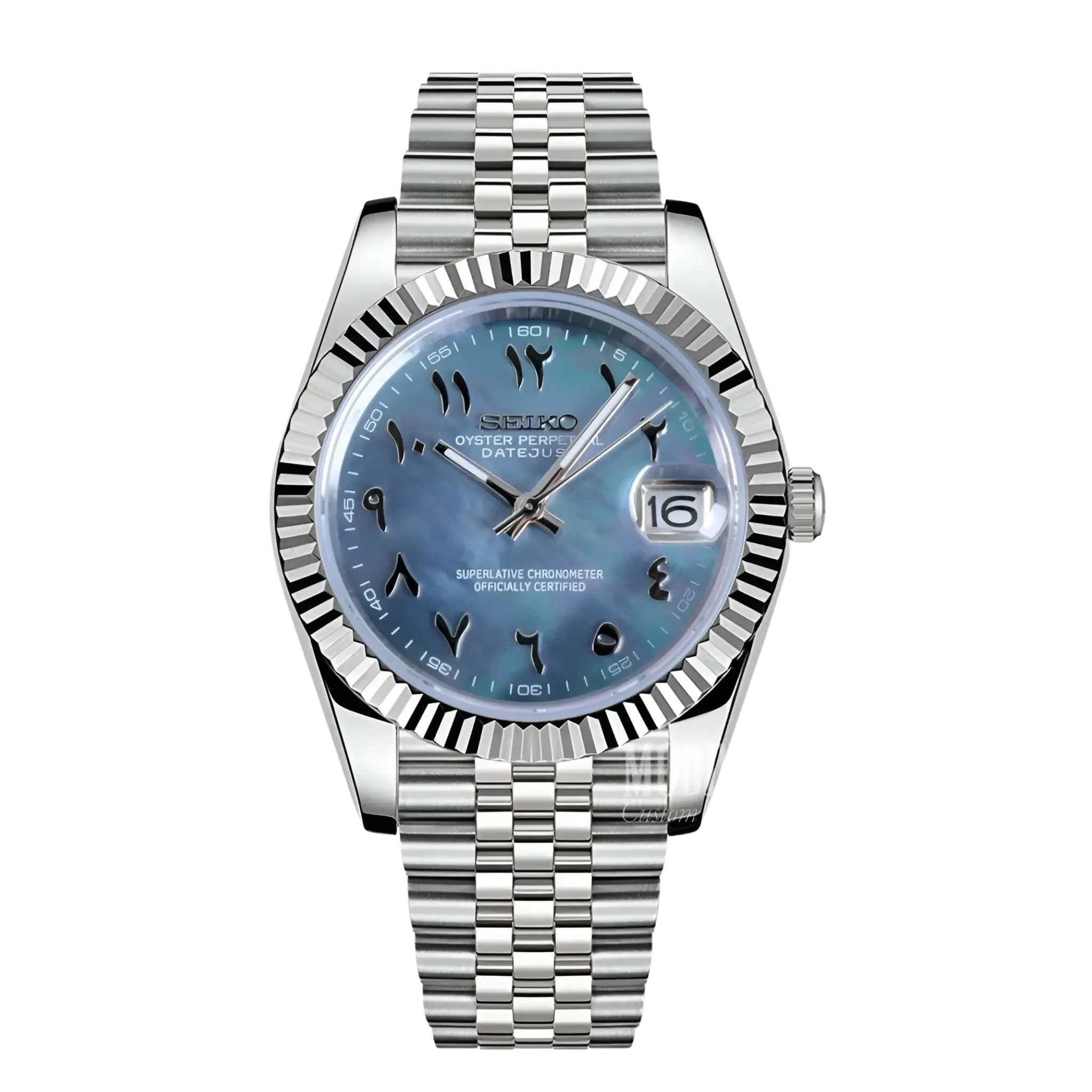 Seiko Mod Datejust Arabic Cosmos