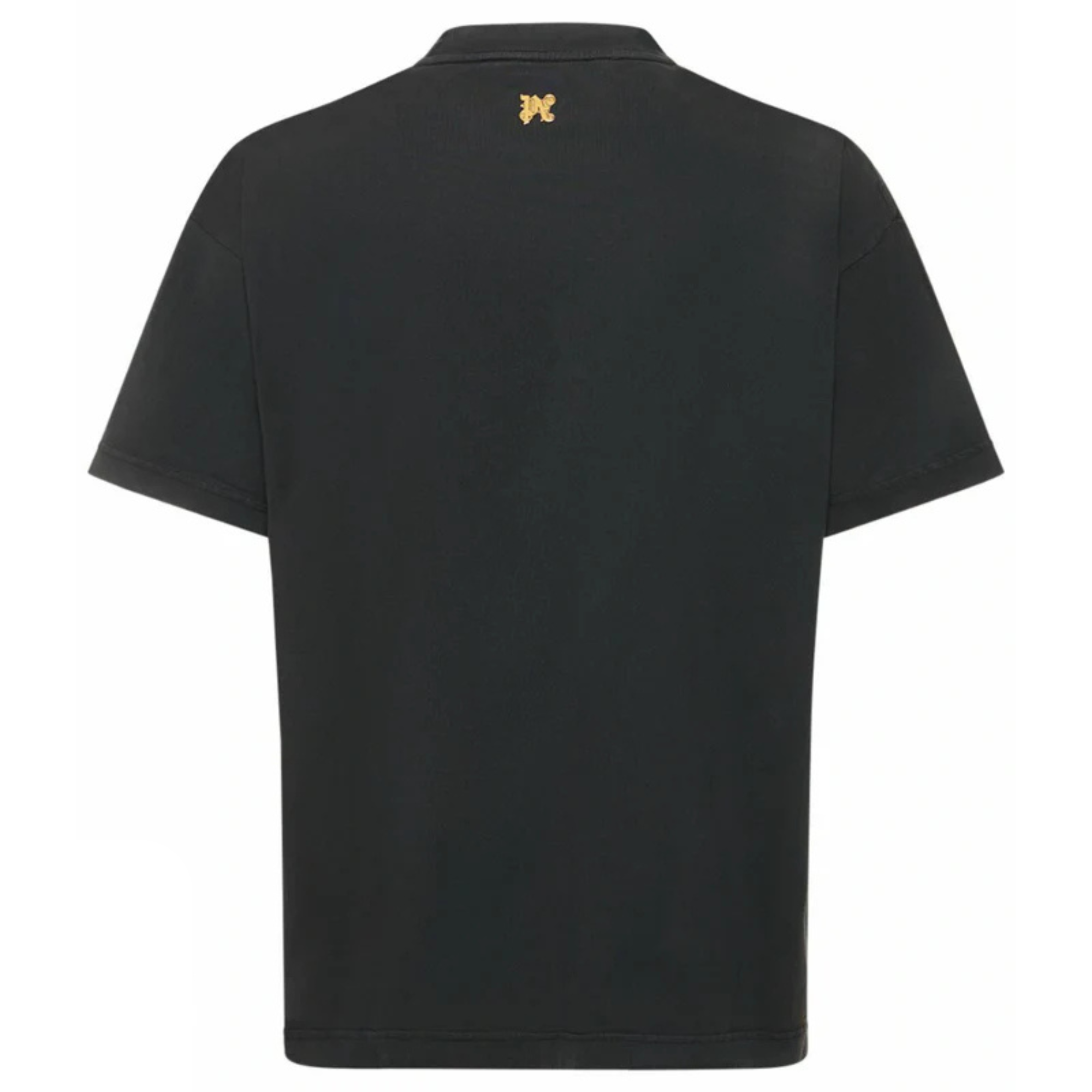 PALM ANGELS Burning Monogram Cotton T shirt