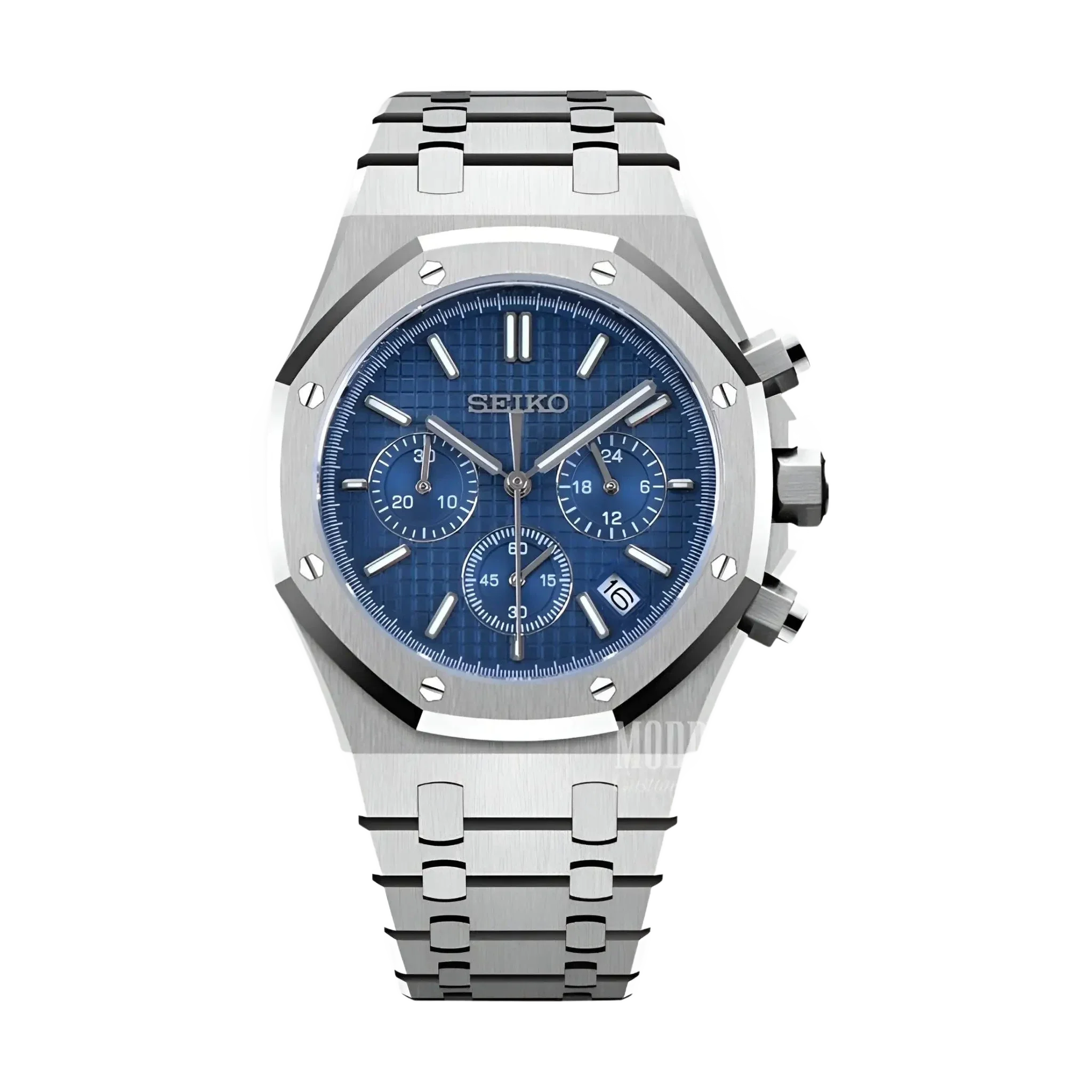 Seiko Mod Royal Seikoak Chrono Blue