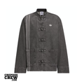 adidas CTT Oversized Chinese Track Top 3.0 Gender Neutral Jacket Medium Black Denim