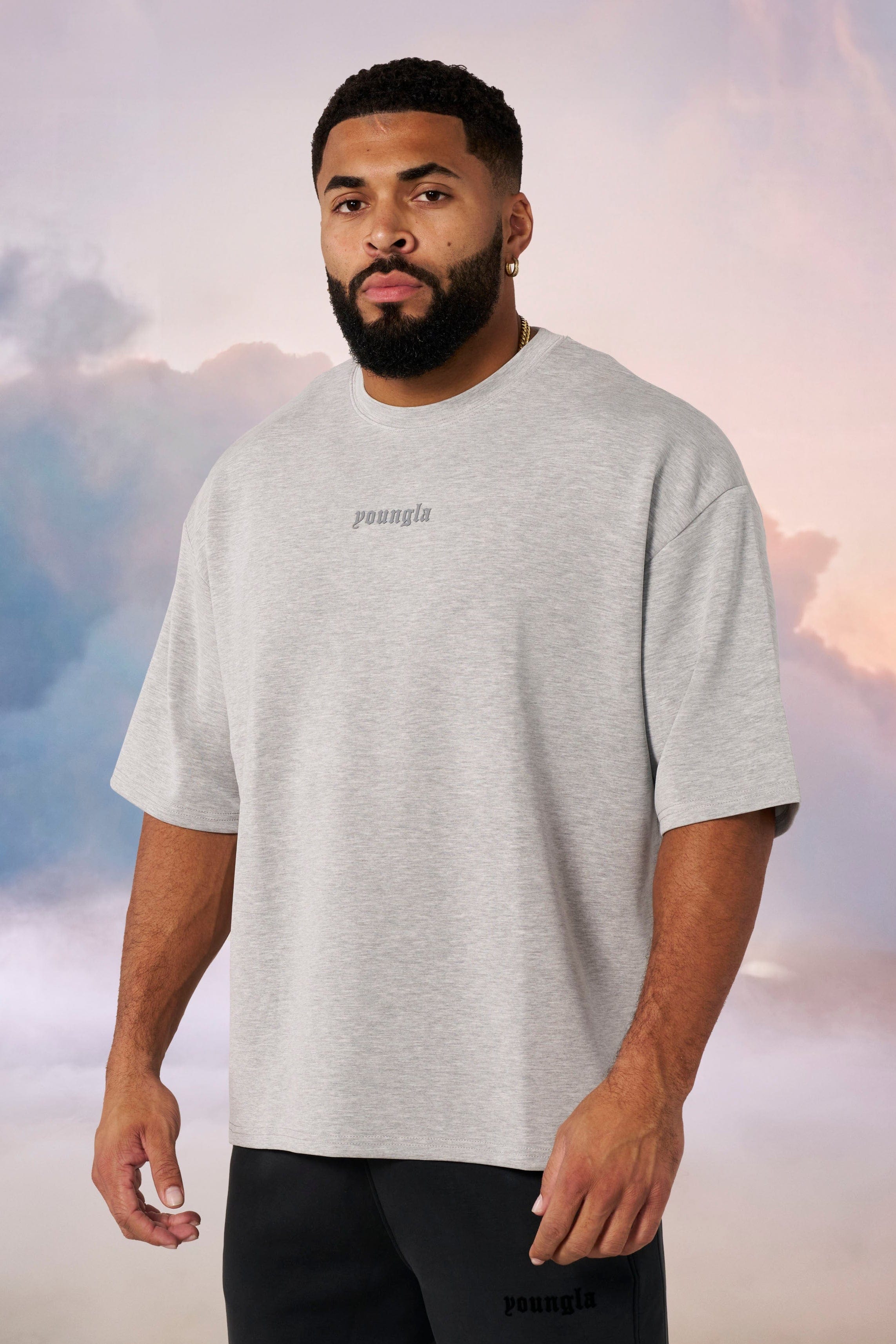 4161 - Soft AF Tees - Soft AF Tee – lightweight, breathable, ultra-soft, perfect for layering or everyday wear in Heather Grey