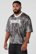 4249 - Venom Jerseys - lightweight 200 GSM polyester with a boxy fit, breathable comfort, and strong structure in Beige Tree Camo.