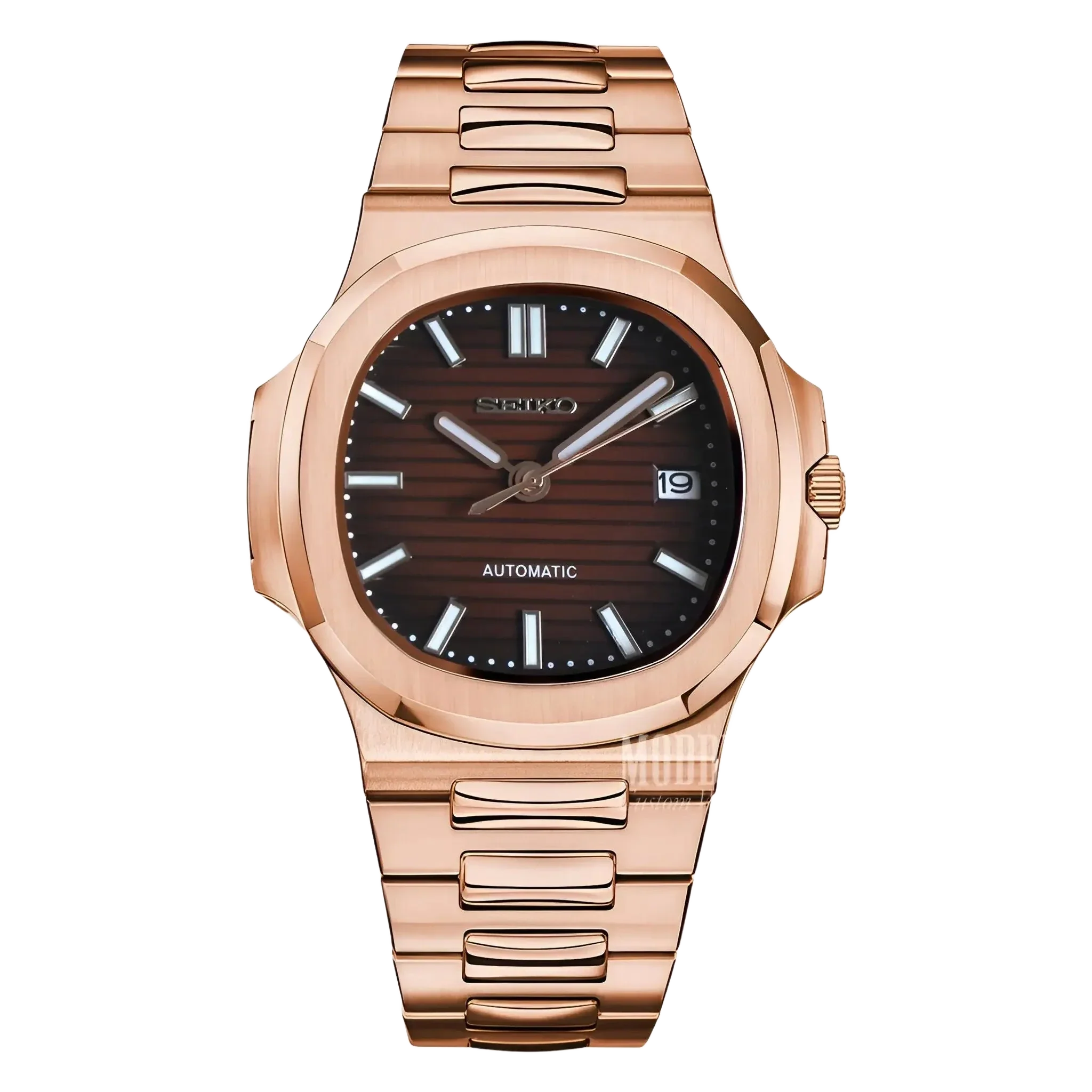 Seiko Mod Rose Gold Brown