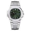 Seiko Mod Nautiko Olive Green Open Movement