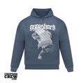 GYMSHARK Prayer Hands Hoodie Titanium Blue