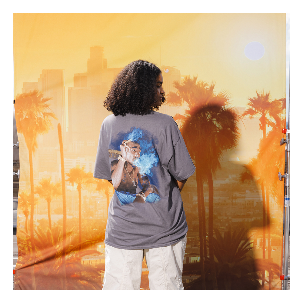 Thug Life Smoking T-Shirt Model 4