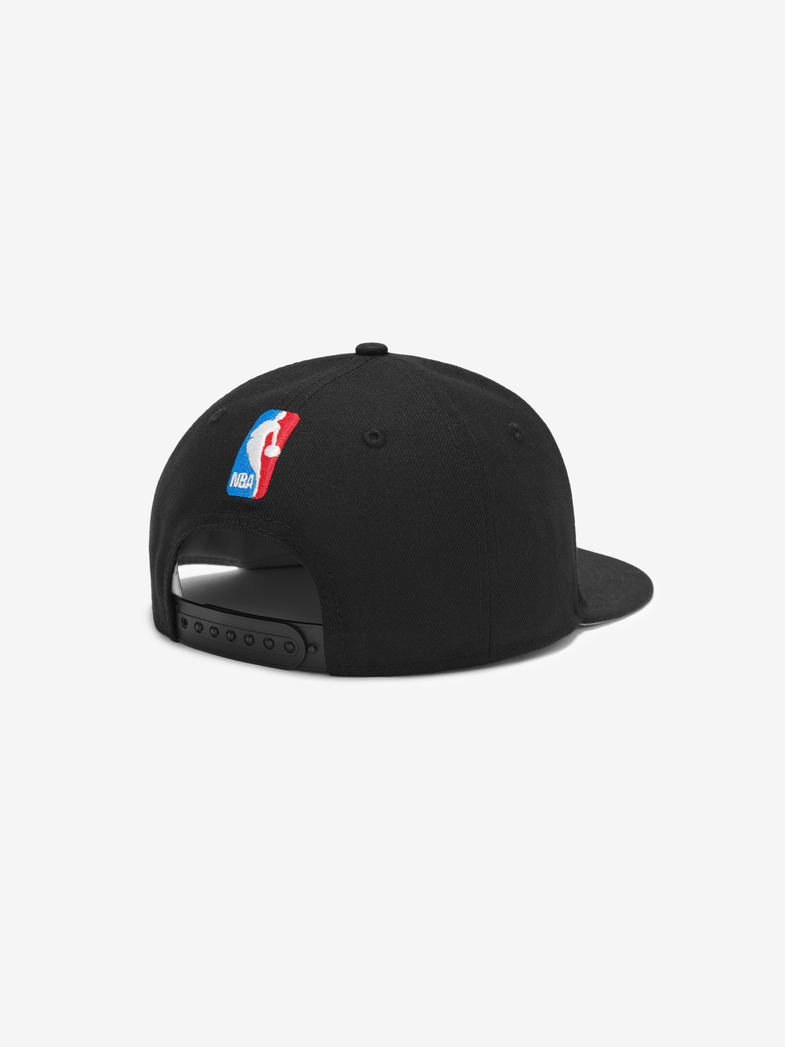 Black cap with NBA logo on a white background