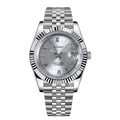 Seiko Mod Datejust Roman Silver