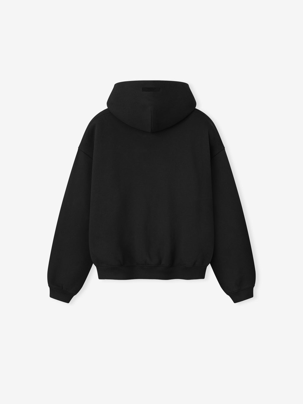 Black hoodie on a white background
