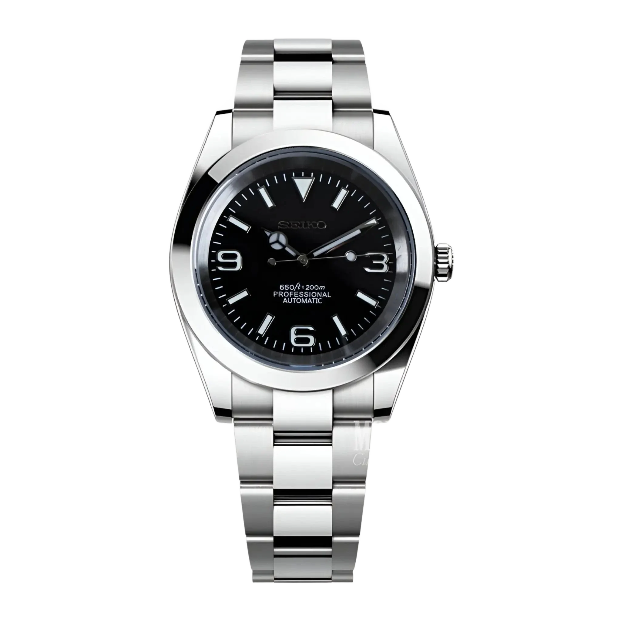 Seiko Mod Oysteiko Explorer Black
