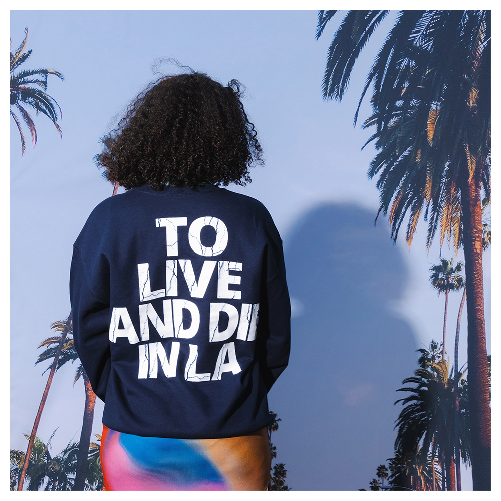 To Live and Die In LA Crewneck Model 7