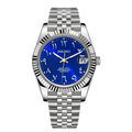 Seiko Mod Datejust Arabic Royal Blue