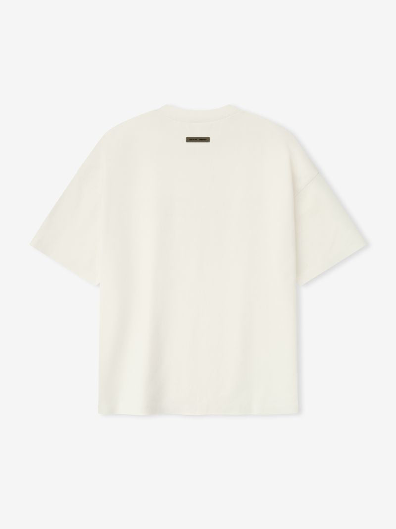 Back view of off-white Ponte 90s Tee showing simple design with small label near neckline, gallery image 9Wq0X_aw.jpg