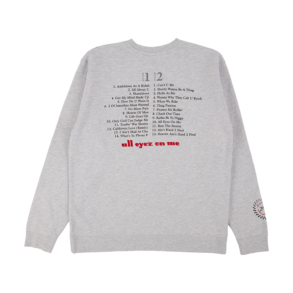 Tracklist Grey Crewneck 2