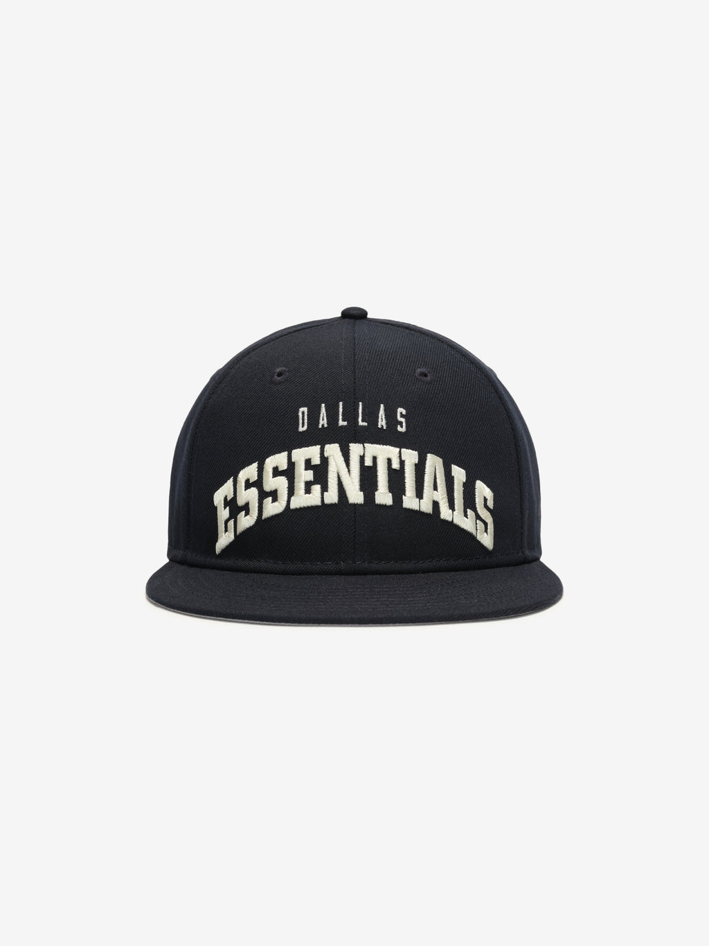 Front-facing view of navy Cowboys 9Fifty RC Snapback with curved Dallas Essentials embroidery, gallery image 0