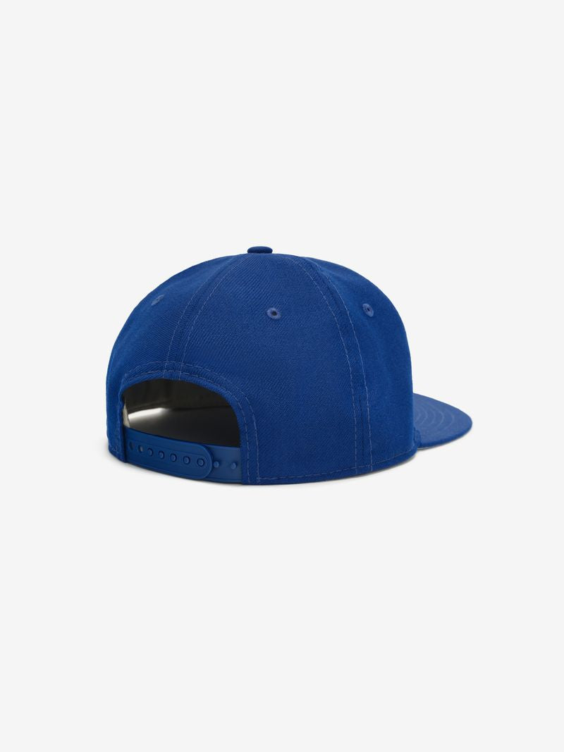 Rear view of blue Warriors 9Fifty RC Snapback highlighting adjustable snapback strap I0oAlERA.jpg gallery 0