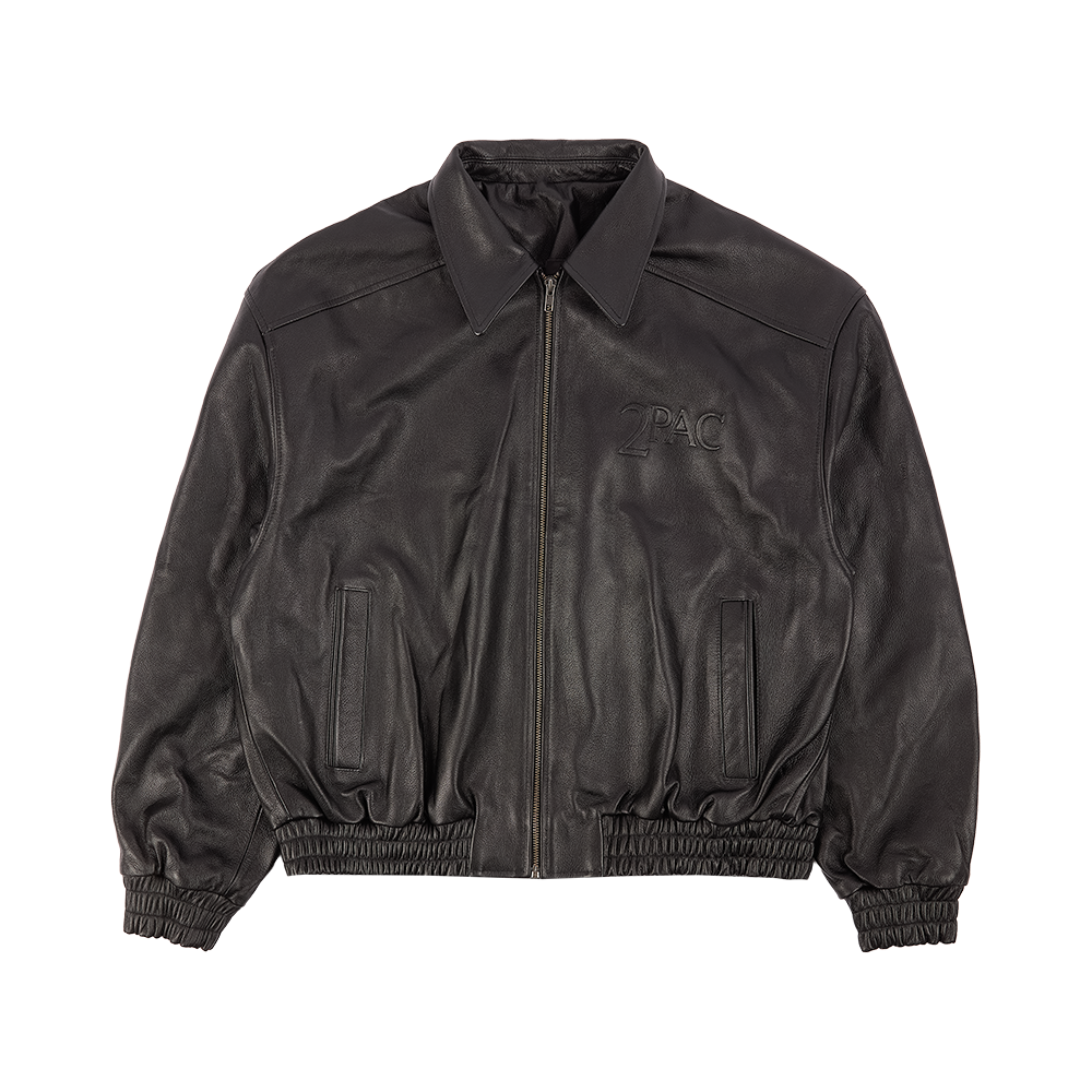 All Eyez On Me Leather Bomber 1