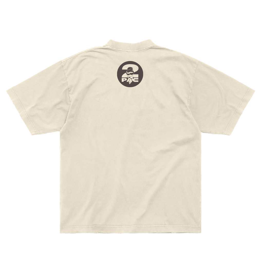 Starry Night Beige Tee Back