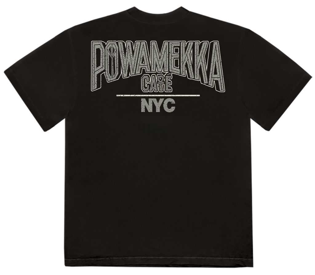 Powamekka Cafe T-Shirt Back