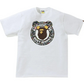 BAPE x Medicom Toy Bearbrick Camo Bear Busy Works Tee White/Black