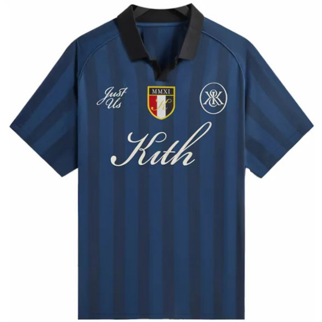Kith Shadow Stripe Marcel Soccer Jersey Gulf
