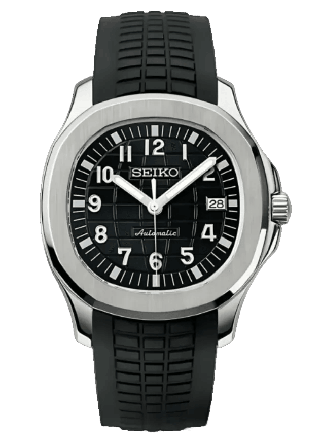 Seiko Mod Aquanaut Silver Black