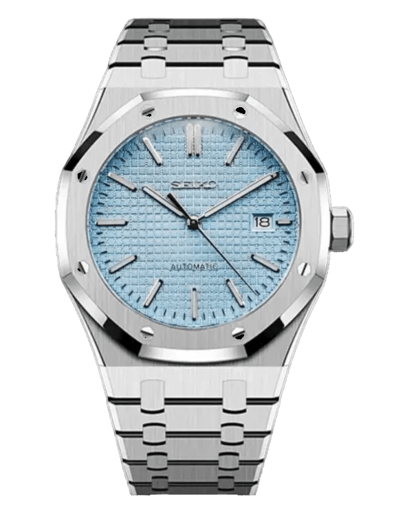 Seiko Mod Royal Oak Tiffany Blue