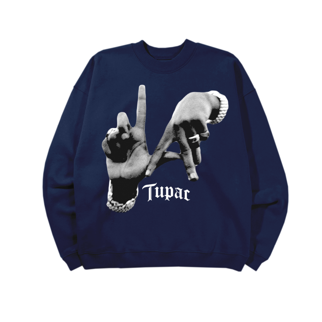 To Live and Die In LA Crewneck Front