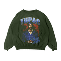 Thug Life Green Crewneck